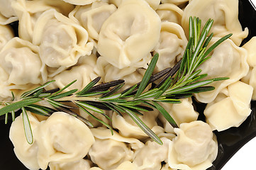 Image showing Ravioli on a plate