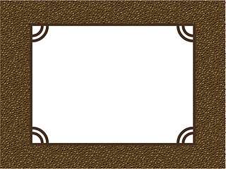 Image showing photo album page frame pattern background