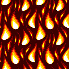 Image showing red flame seamless background