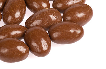 Image showing Chocolate almonds