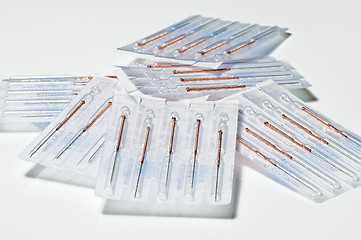 Image showing acupuncture needle one-way