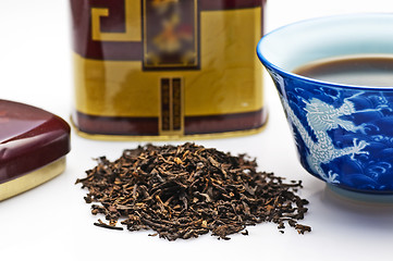 Image showing Chinese Pu-Erh tea