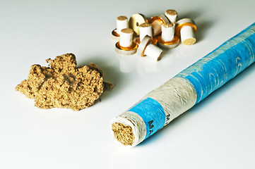 Image showing Moxibustion