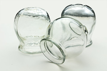 Image showing glasses for cupping