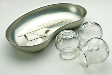 Image showing glasses for cupping