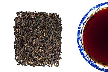 Image showing Chinese Pu-Erh tea