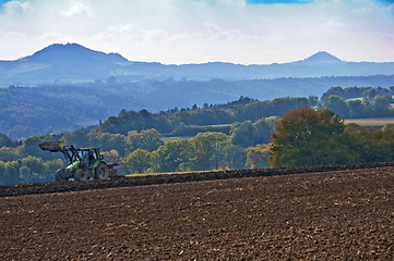 Image showing agriculture machine with plow