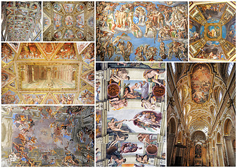 Image showing Renaissance ceiling