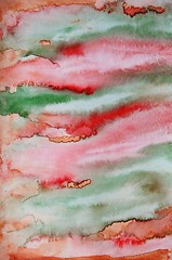 Image showing Abstract watercolor background on paper texture 