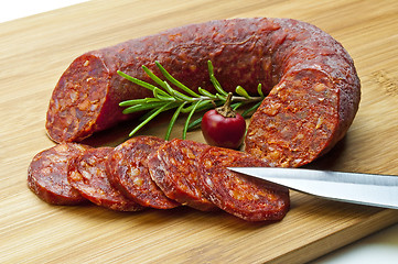 Image showing chorizo sausage