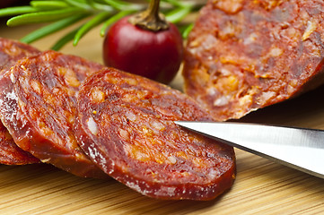 Image showing chorizo sausage