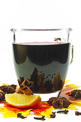 Image showing hot red wine punch