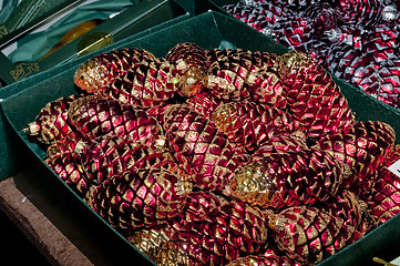 Image showing Christmas fir cone ornament