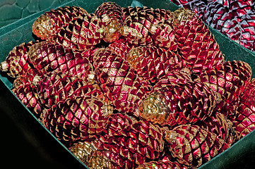 Image showing Christmas fir cone ornament