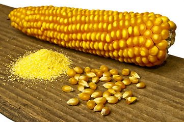 Image showing corn with polenta