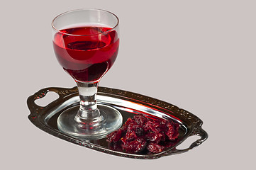 Image showing cranberry juice