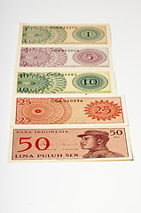 Image showing former Indonesian money