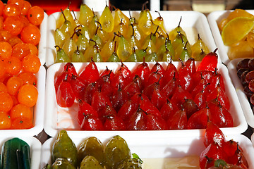 Image showing Candied pears