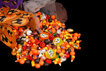 Image showing Halloween candy in chinese containers