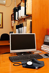 Image showing Doctors desk