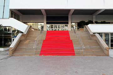 Image showing Red carpet Cannes