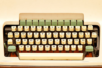 Image showing Typewriter keyboard