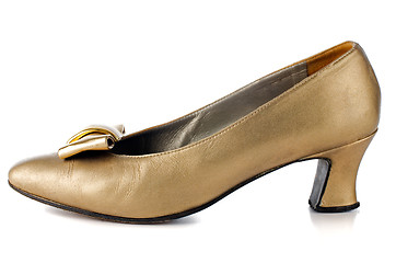 Image showing Gold shoe