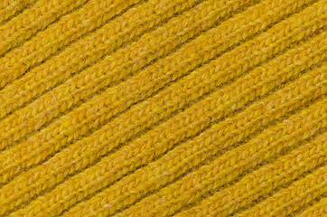 Image showing Yellow wool texture