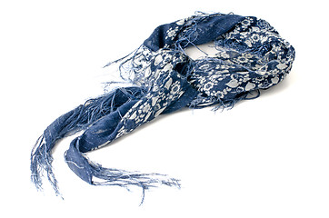 Image showing Blue scarf