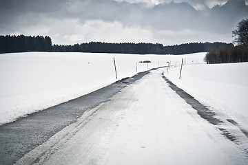 Image showing snowy road