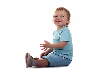 Image showing Little boy smiling