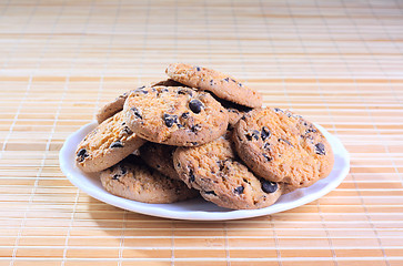 Image showing Sweet cookies at the plate