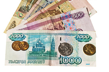 Image showing Currency of Russia Rubel