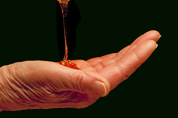Image showing hand with liquid soap