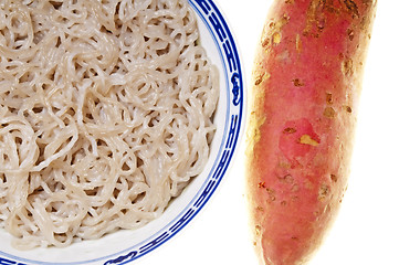 Image showing Sweet potato noodles