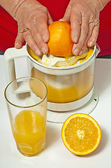 Image showing orange juice