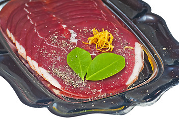 Image showing smoked duck breast