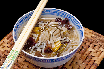 Image showing chinese noodle soup