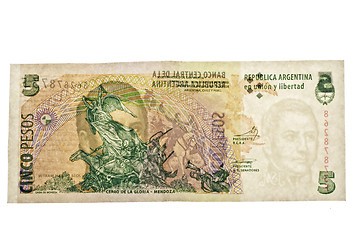 Image showing  money of Argentina