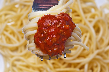 Image showing Spaghetti Bolognese