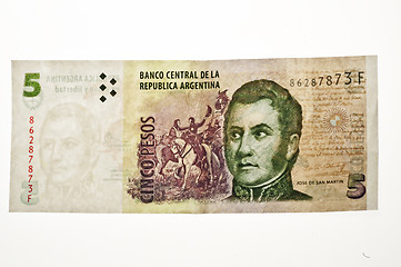 Image showing  money of Argentina