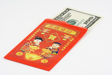 Image showing Chinese red envelope
