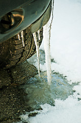 Image showing tire with icecycle