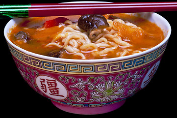 Image showing chinese noodle soup