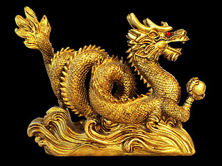 Image showing chinese dragon for happyness and luck