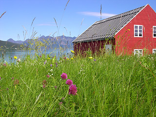 Image showing Old boat house