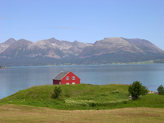 Image showing Old boat house (II)