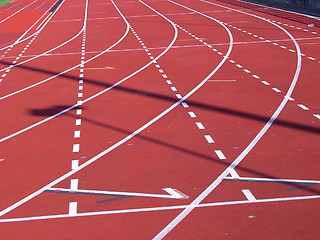 Image showing Race tracks for running