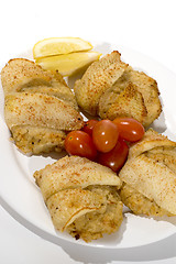 Image showing stuffed fillet of sole