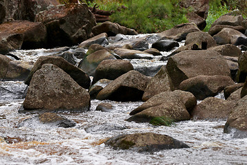 Image showing rushing water in river